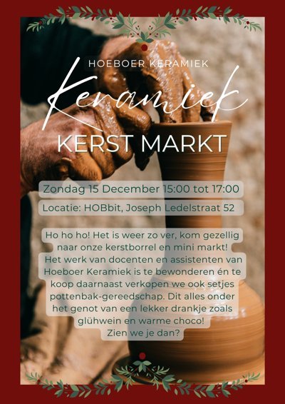 kerstmarkt hoeboer keramiek